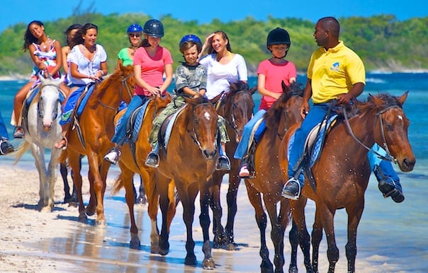 Horseback ride and swim experience in Jamaica